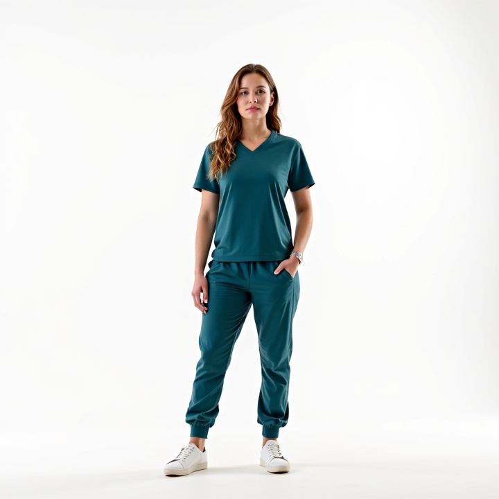 Ensemble Uniforme Médical - Haut & Pantalon Jogger